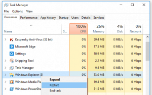windows 10- taskbar- icons- missing