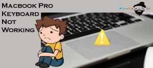 macbook pro keyboard not working