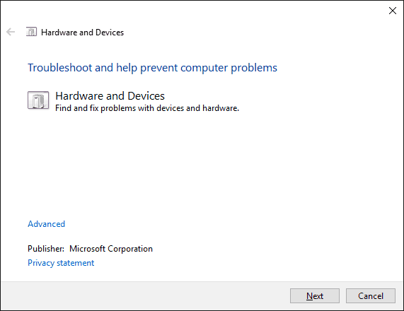 windows computer touch screen not working