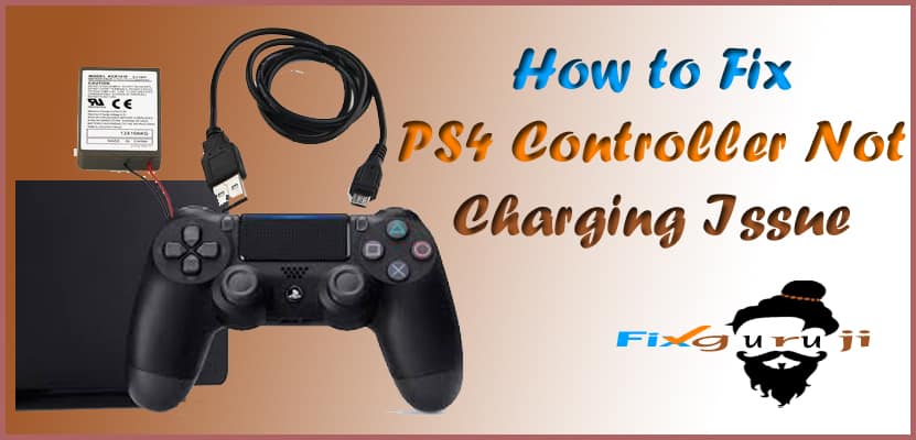 ps4 controller not charging