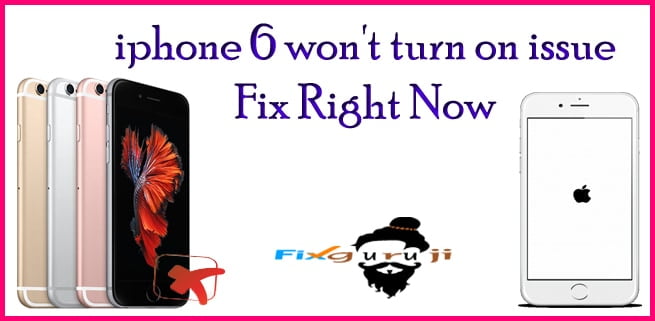 iphone 6 won't turn on