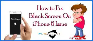 black screen on iphone 6