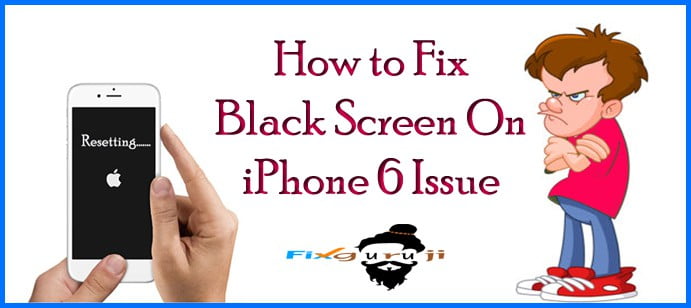 iphone 6 black screen but on