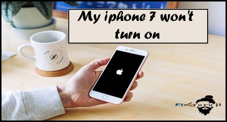 iphone 7 won't turn on