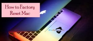 how to factory reset mac