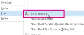 block-email-on-microsoft