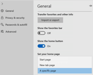 how-to-make-google-my-homepage-on-windows-10
