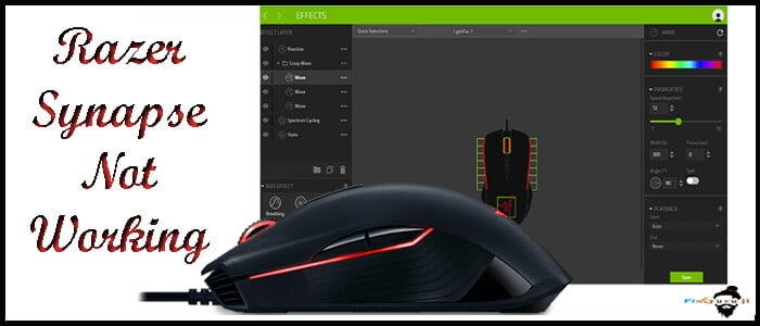 razer synapse not working