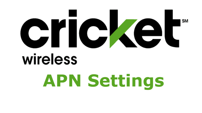Cricket APN Settings