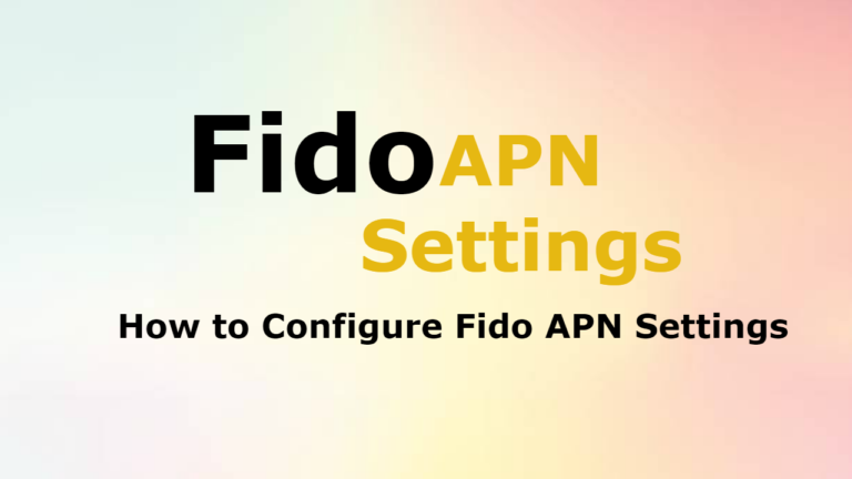 Fido APN Settings