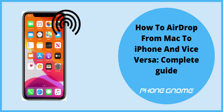how to send photos via airdrop from mac to iphone