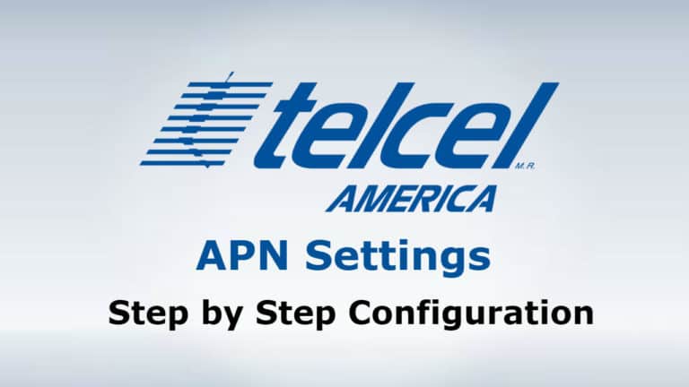 Telcel APN Settings