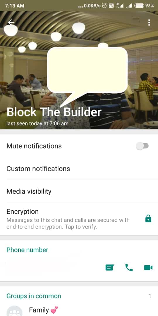How To Know If A Contact Has Blocked You On WhatsApp 4 Look for updates on the Contact’s Profile