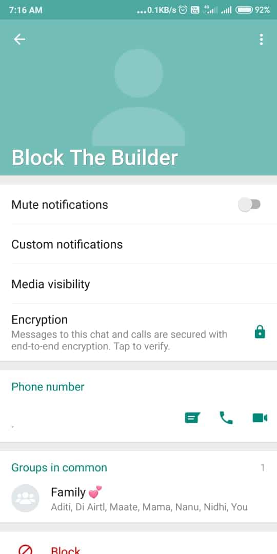 How to know if someone blocked you on WhatsApp