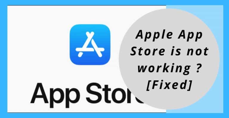apple app store is not working