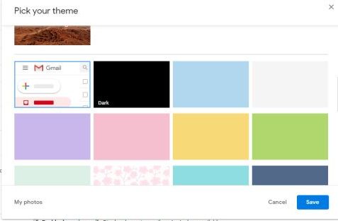 gmail theme