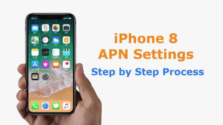 iPhone 8 APN Settings