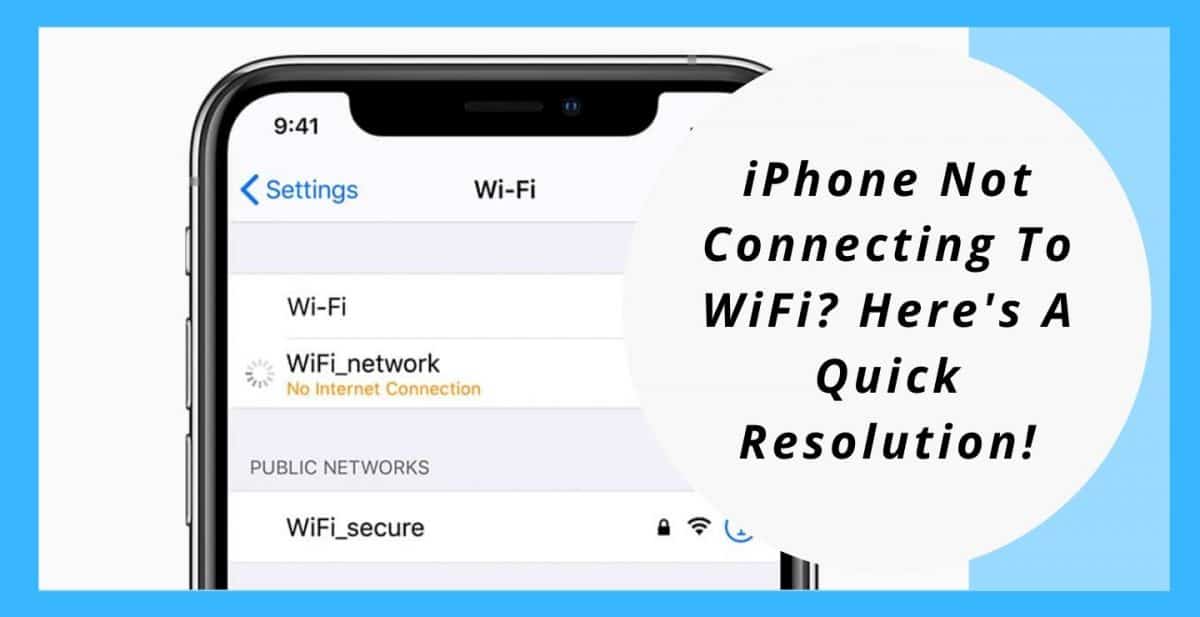 Iphone Wont Connect To Wifi Real Fix Phone Gnome