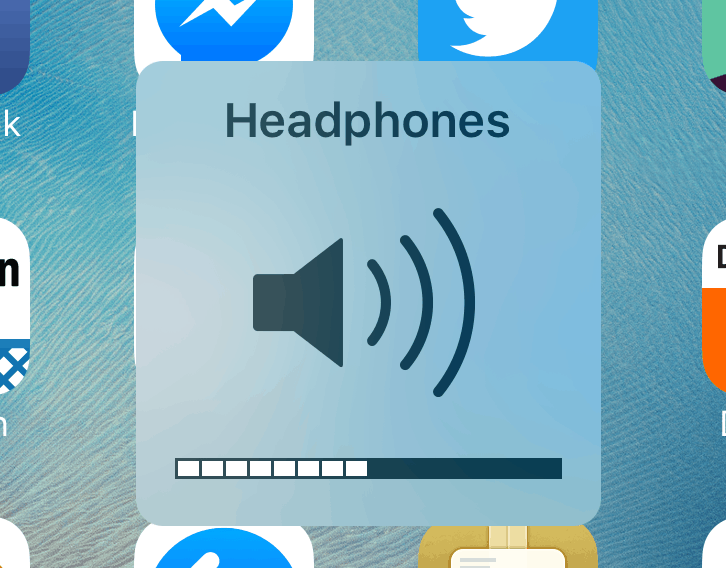 iphone volume