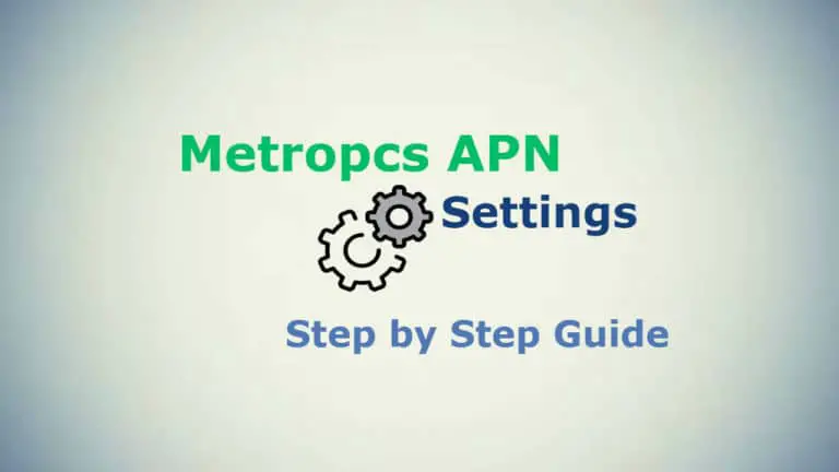 how to setup metropcs apn settings